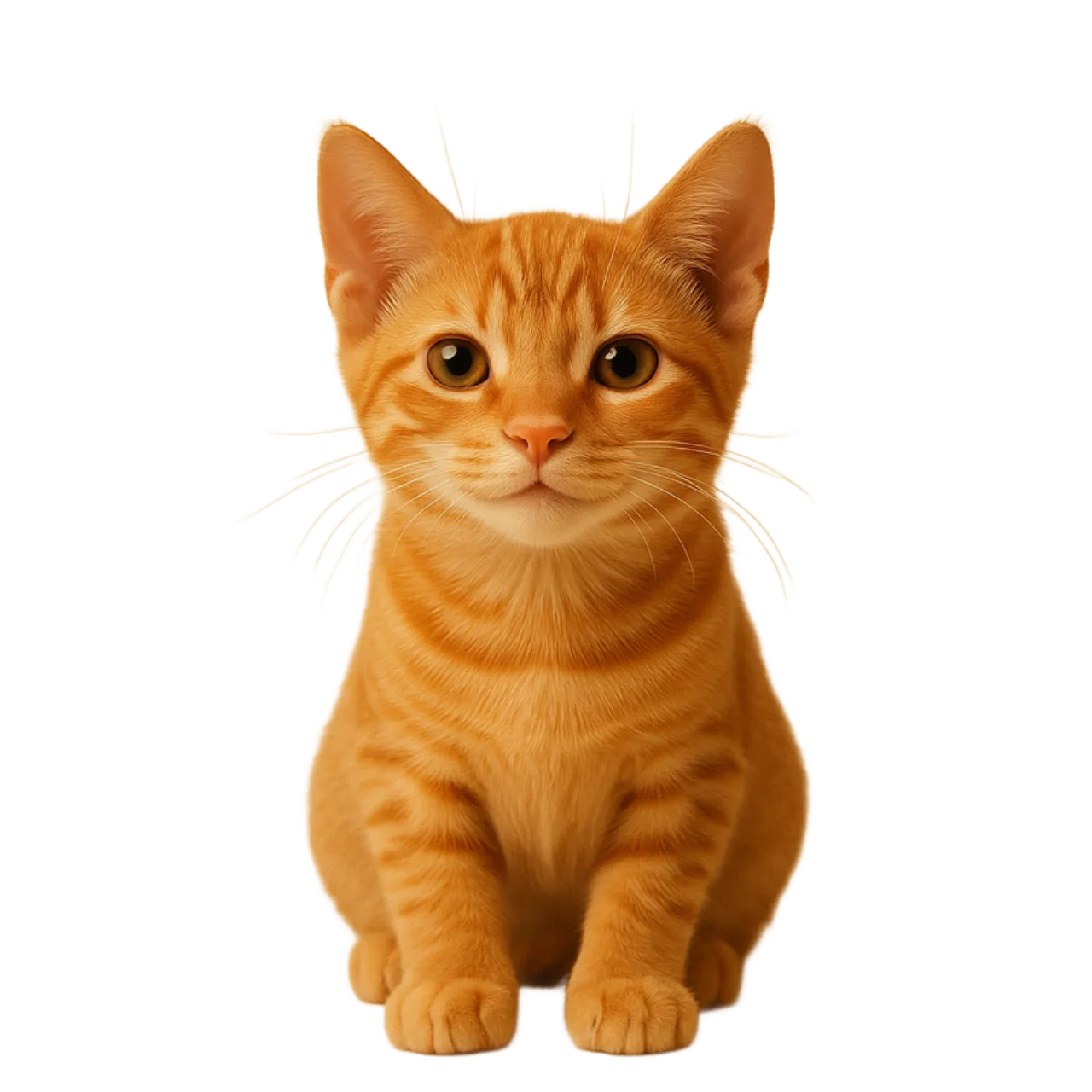 Pet photo with background removed, showing transparent checkerboard pattern