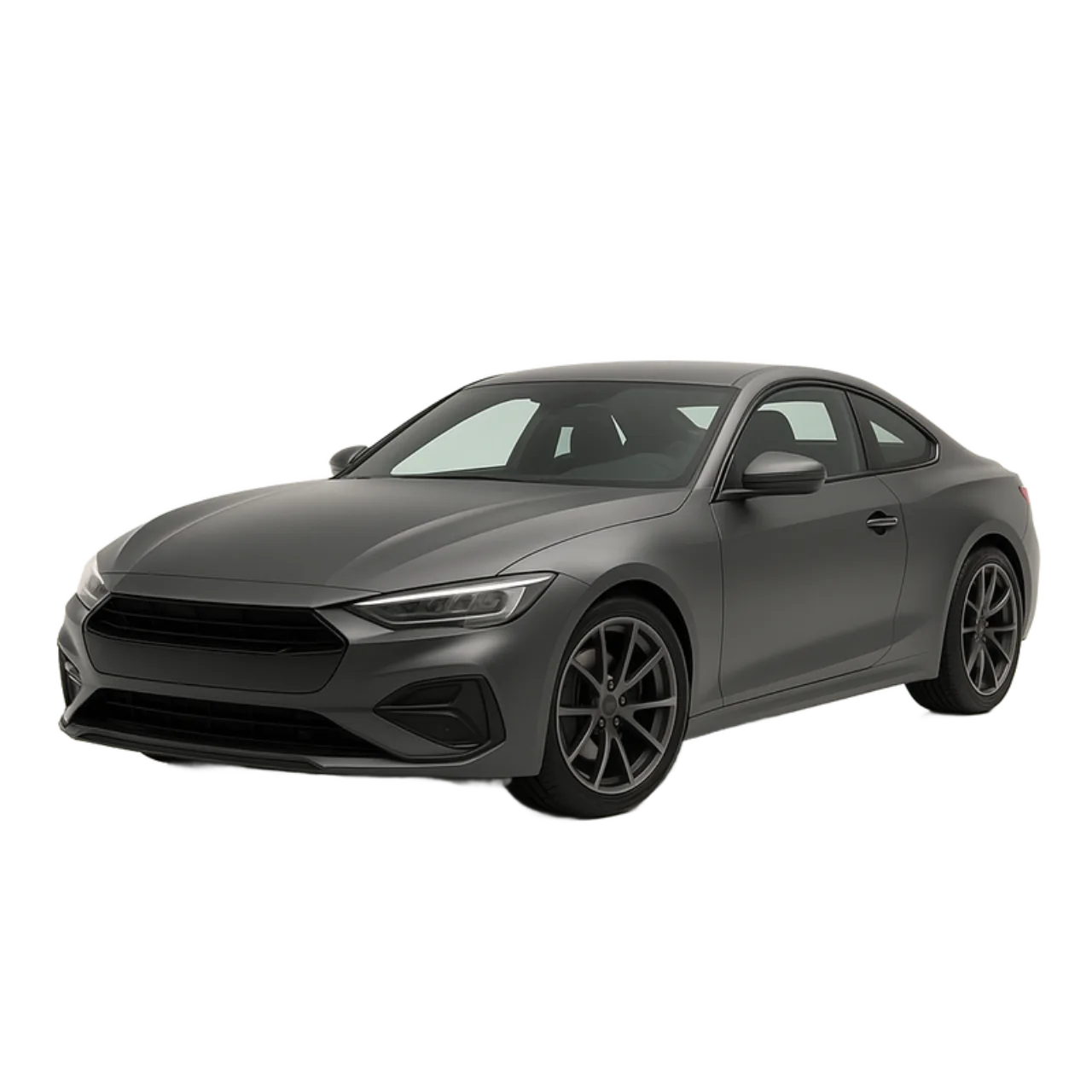 Car photo with background removed, showing transparent checkerboard pattern